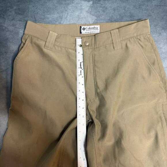 Columbia GRT Mens Pants Size 32 Cargo Hiking Trail Polyester Khaki Olive-Tan - Picture 7 of 15